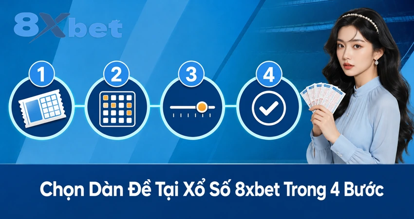 Chọn Dàn Đề Tại Xổ Số 8xbet Trong 4 Bước