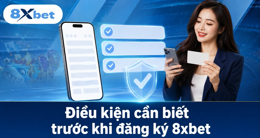 Điều kiện cần biết trước khi đăng ký 8xbet