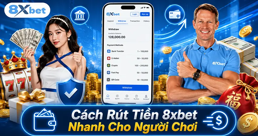 Cách Rút Tiền 8xbet Nhanh Cho Người Chơi
