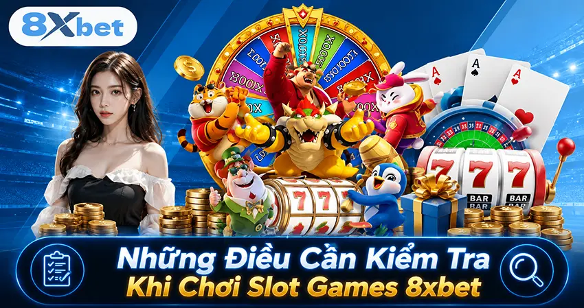 Những Điều Cần Kiểm Tra Khi Chơi Slot Games 8xbet
